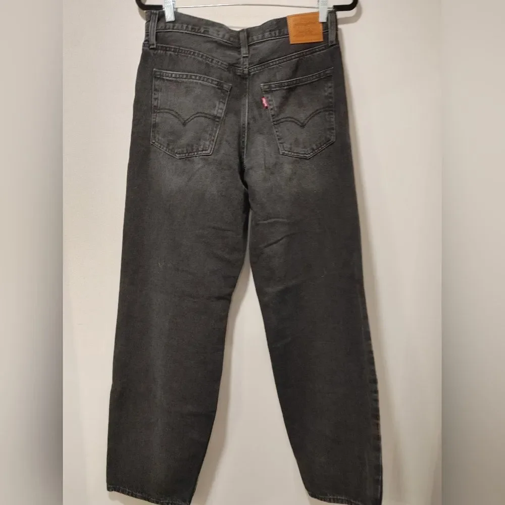 Levi's Baggy Dad Classic Black Jeans Women's Size 28
